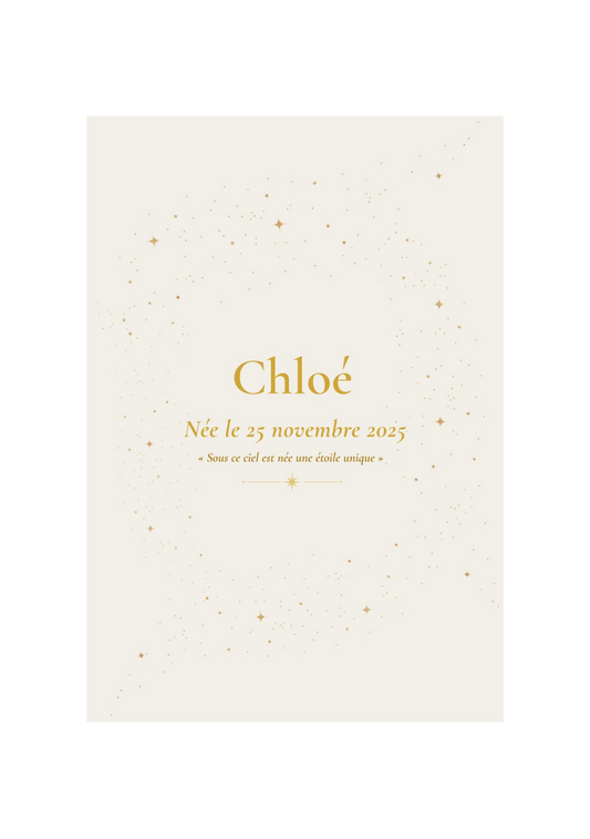 Essentiel – Livre de naissance illustré